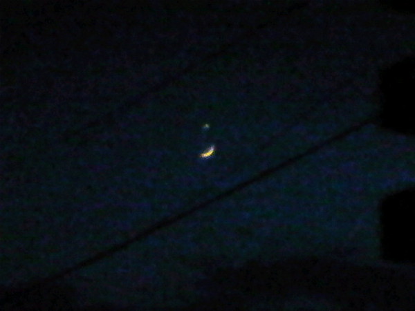 月と金星（汚い！）