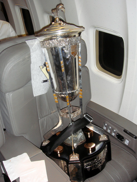 The Prince of Wales Trophy on its way to Pittsburgh!