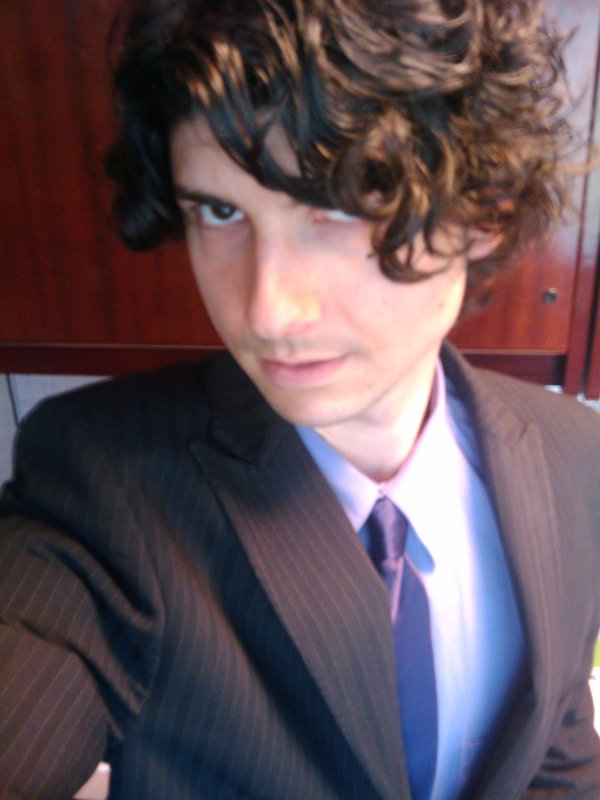 Nothing like looking sharp on a Friday afternoon.