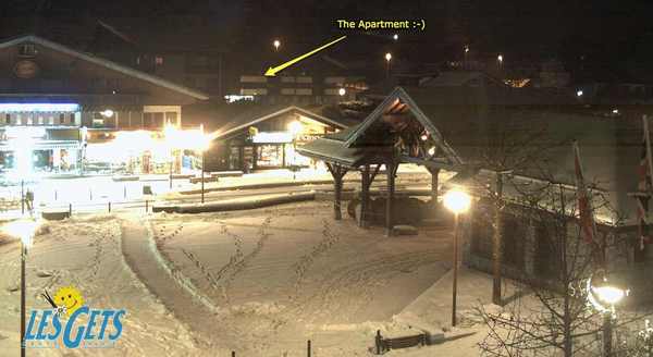 Snow in Les Gets and guess where we will be next weekend :-)