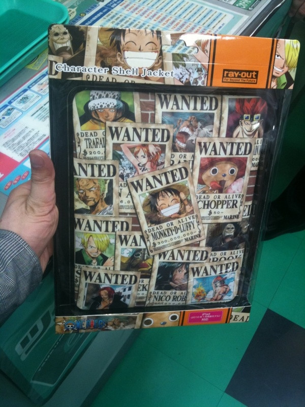 人気漫画 ワンピース仕様のiPad向けケースがTSUKUMO ex.に入荷。4980円。