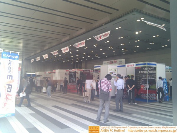 ベルばらでユニットコム(パソコン工房,TWOTOP,フェイス)主催の自作PCイベント「2010 AKIBA PC-DIY EXPO夏の陣」実施中。