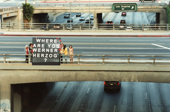 I just got off the freeway and was wondering the same damn question Mr Herzog.
