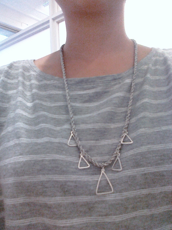 Tested out a new necklace design today, seems to be holding up pretty well