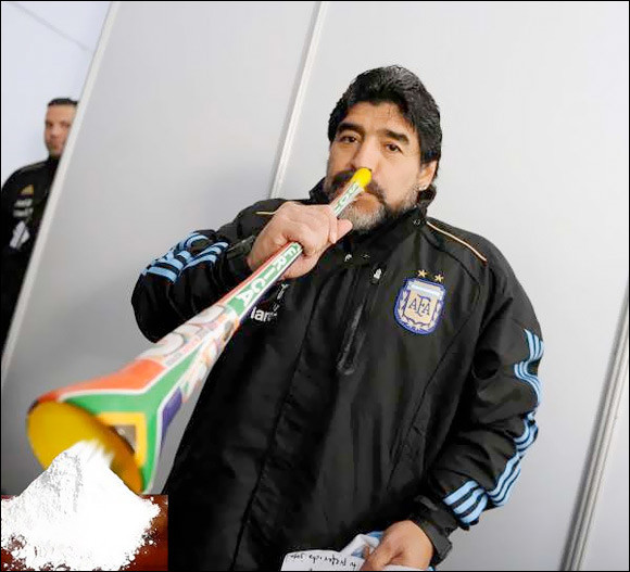 Maradona e a Vuvuzela