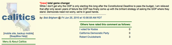 How @ca_dem spends their time, blocking comments on @calitics.