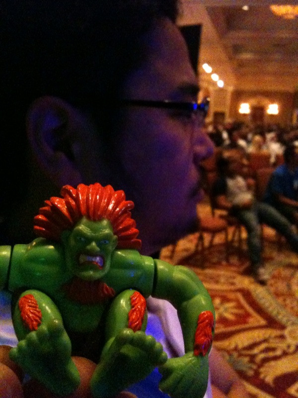 Dream match!! Blanka v.s. HARADA-San as TEKKEN's project leader.