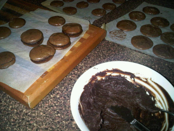 the chocolate macaron challenge is... half OVA