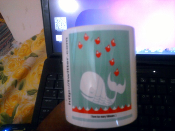 My #Fail Whale coffee mug for the #Win