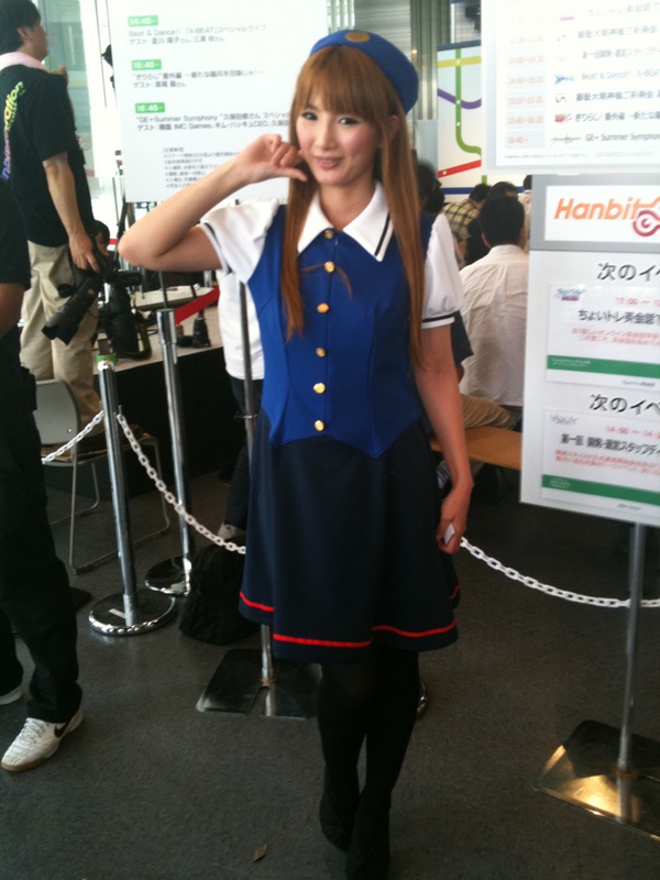 Hanbitのイベントにいたコスプレの女の子。