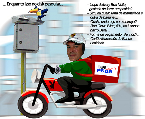 Pesquisa Ibope Delivery. Atendimento ao domicílio eleitoral do @BetoRicha.  
