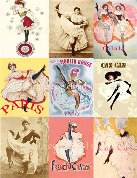 French Cancan posters...did u know 'cancan' means 'scandal' in French?
