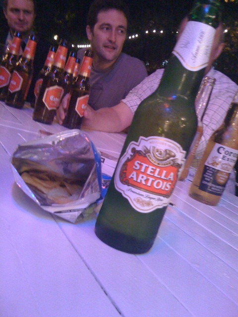 Note: when drinking on a boat, everything sliiiiides