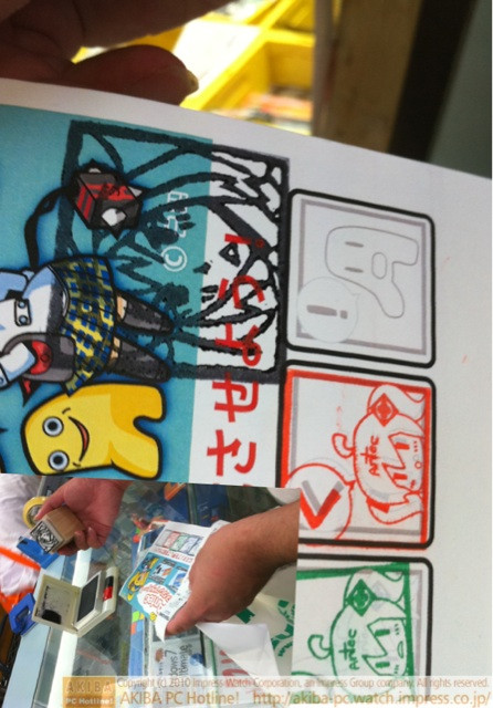 Antecスタンプラリーシートにクレたんスタンプを押す猛者現る。クレバリー2号店でクレたんスタンプがフリーで押せる。