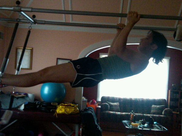 Pilates!!! Gotta get some guns like @mrbradgoreski!