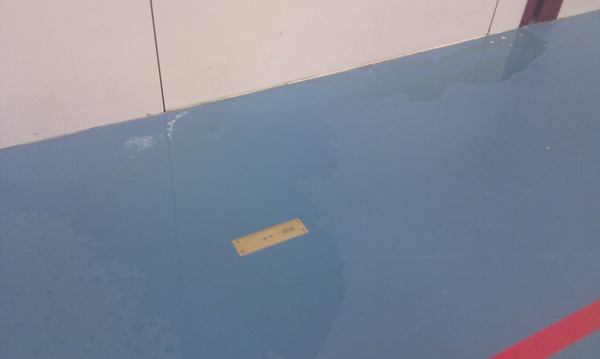 Verheijhal niet waterdicht.