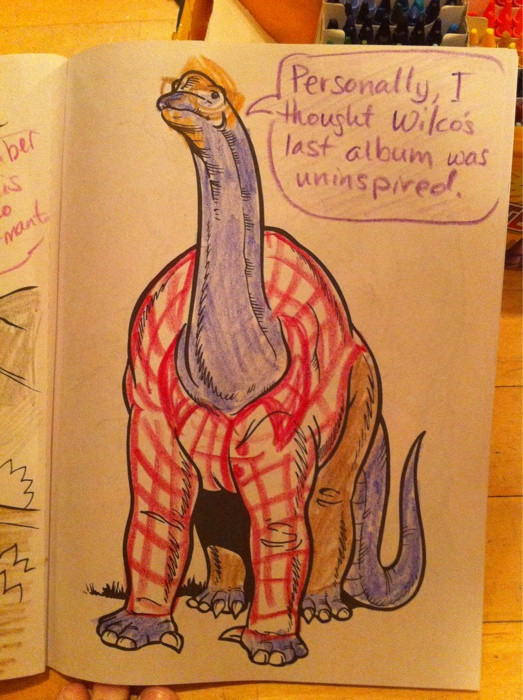 Hipster dinosaur coloring book, part 1/2.