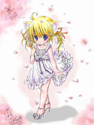 またもやなつかしいのひっぱってきましたー。今見ると直したいんですけどね・・・；でもこの服を着る紺子が気に入ってました #konkofes 