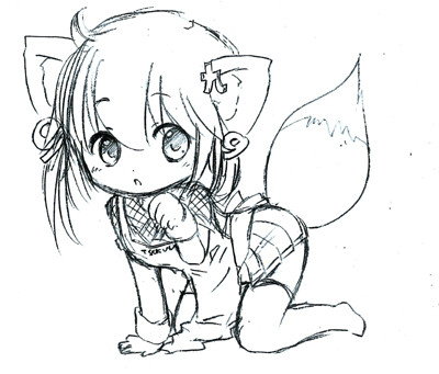 リクエストのあったつくもたんコスの紺子でーす！こん！してます。つくもたんの制服かわいい #konkofes 