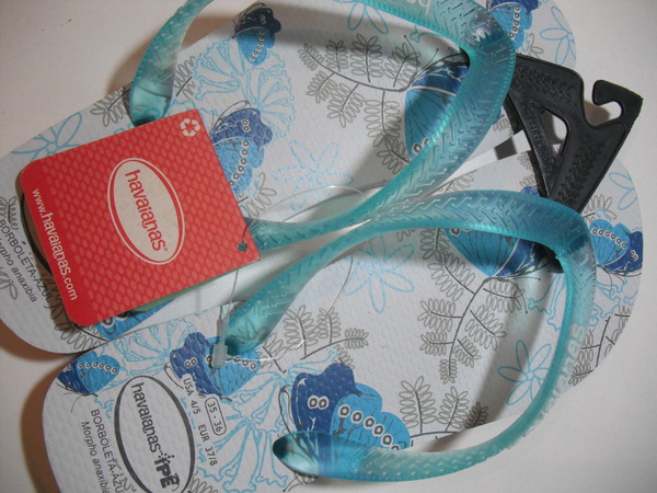 Que graça essas novas havainas Ipê!!! Acabaram de chegar! *-*  A minha é a Borboleta Azul - tudo a ver com o blog