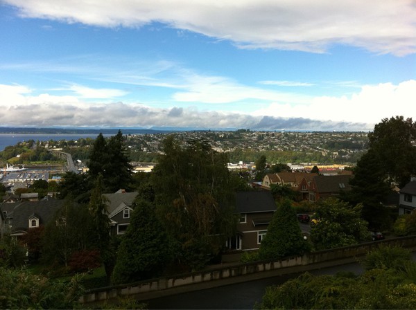 Today can't figure out if it's supposed to be stormy or sunny: 