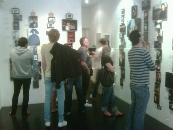 A Gallery full of people. Hooray! 