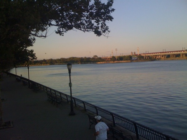 There's also a dog park here! And a bridge to the river. I mean it's pretty official; I'm never leaving Harlem.