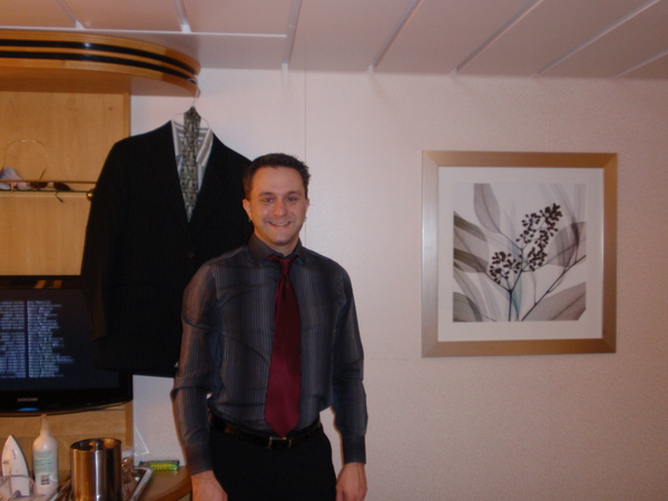I can clean up real nice, shocking I know! I wish I didn't shave off the beard though. It should be back by wednesday.