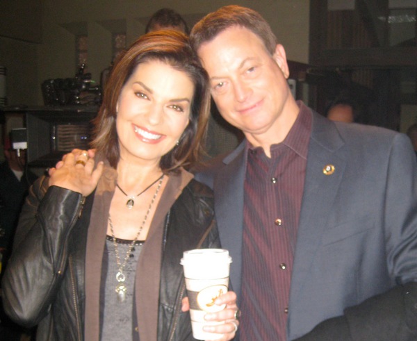 On the set with the lovely Sela Ward