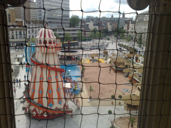 Market square beach taking shape. Looks like "pony rides" will be not real ponies.