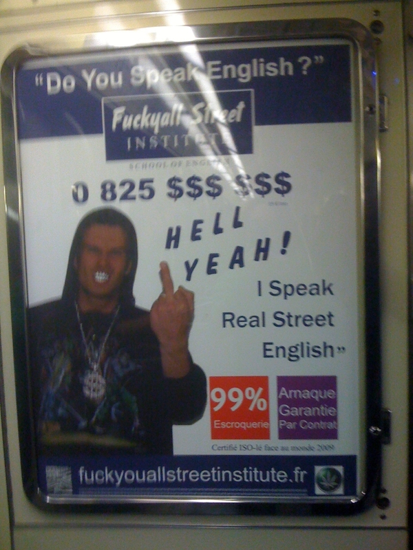 Fuck you all street institute