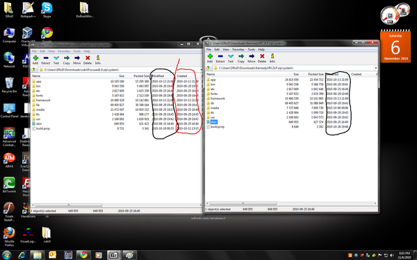 look at the circled dates/times. this is the root of the system folder