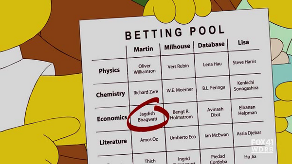 Sabía ud. que los nombres de @PiedadCordoba y de Ingrid Betancourt salieron brevemente en los Simpsons?