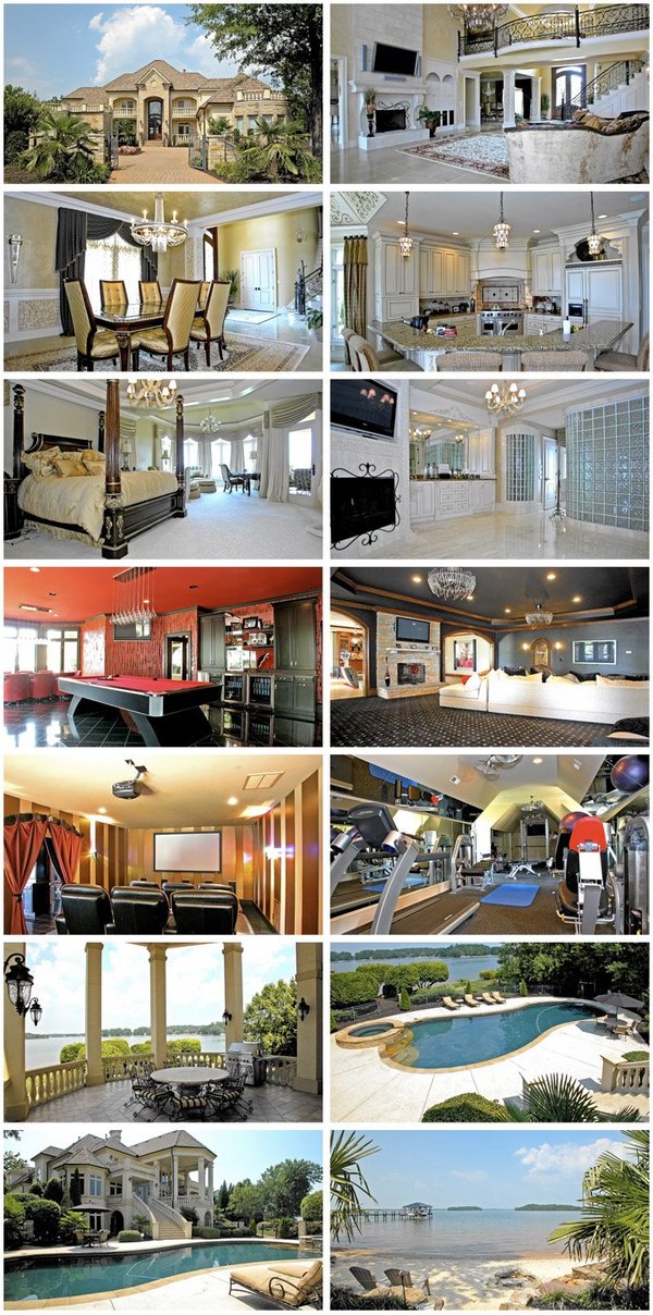 Check out Denny Hamlin's Lake Norman home on MTv Cribs: http://www.mtv.com/videos/misc/349175/mims.jhtml#id=1606503