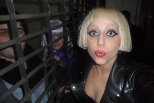 this is the picture gaga took on my camera of her pouting HAHAH LOVE HER 