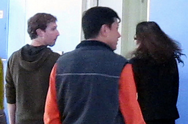 picture: Mark Zuckerberg, Baidu's Robin Li &amp; Priscilla Chan (Zuckerberg's gf)