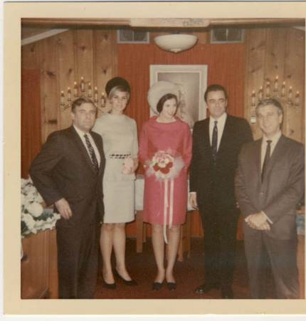 Dad's wedding pic (2nd marraige ) with Gene Roddenberry and best man, Leslie Nielsen.   