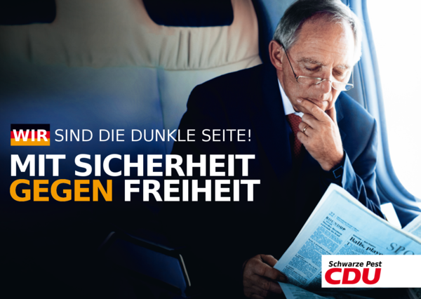 Mein Schäuble-Plakat-Remix.