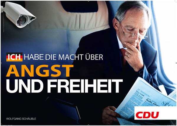 "Der Schäuble Plakat - Remix-Wettbewerb" #Netzpolitik 