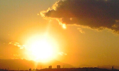 もうすぐ日没