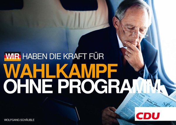 Wir haben Kraft für Wahl ohne Programm. (Ich find das Remixen ja eigentlich blöd, aber ausprobieren muss sein.)