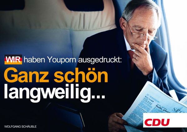 Schäuble Remix: Youporn ausgedruckt...