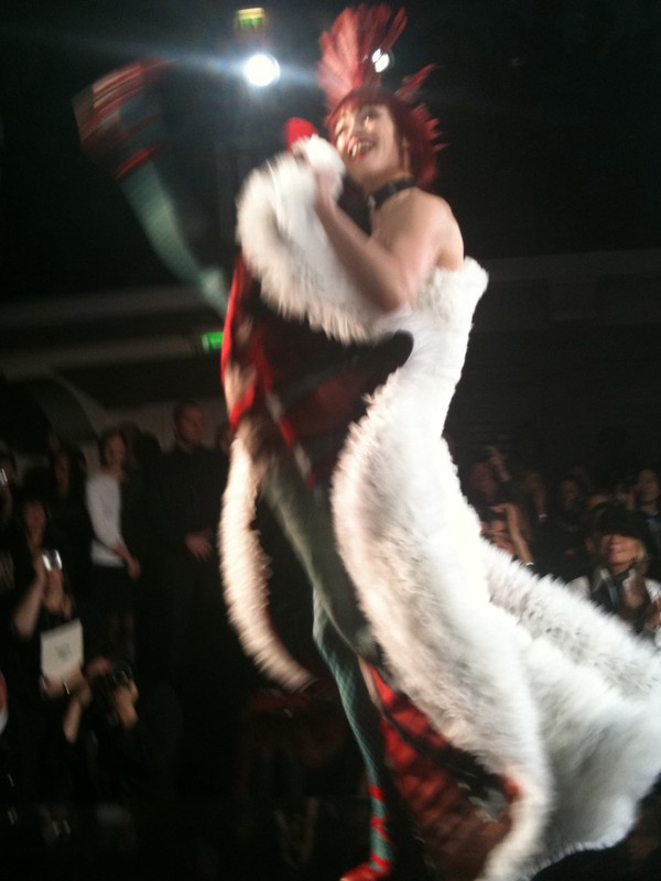 Another great CanCan shot from the Jean Paul Gaultier show.