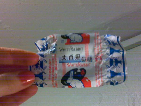 white rabbit wrapper