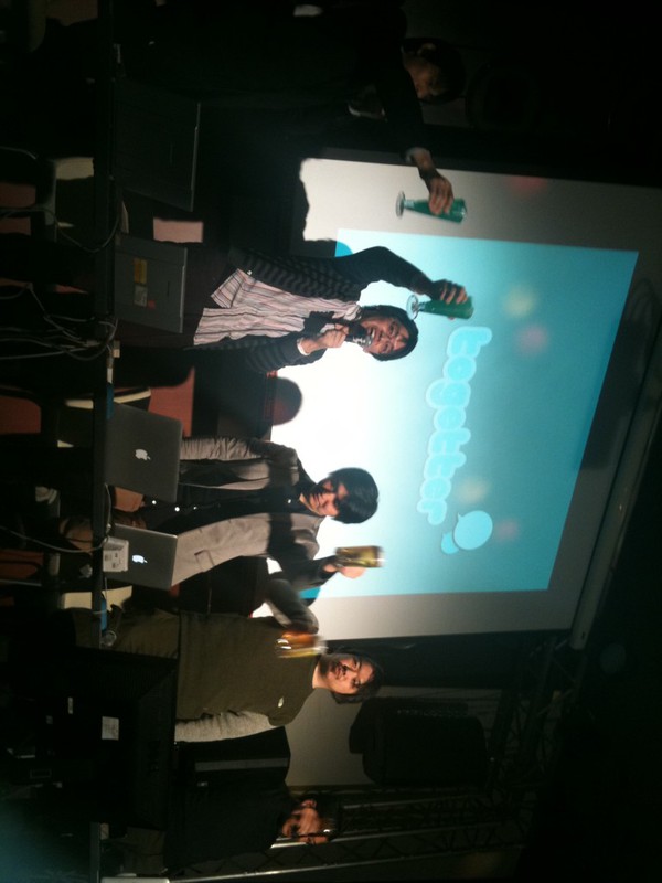 #culcul #tgevent ヨシナガさん、yoshitosiさん、rkanbeさん、otsuneさん、佐々木俊尚さん、津田大介さんとネットやトュギャッターの有名人が勢揃いして乾杯！