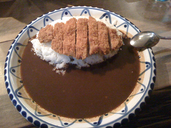 Comiendo un Tonkatsu Kare...