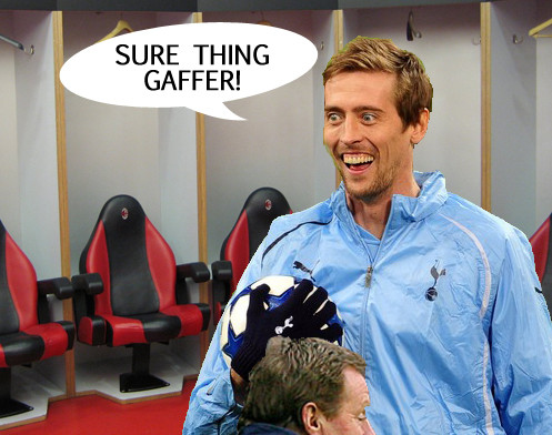 Harry to PC - "Just ... Nom... Just... Nom... Just get out there again" #coys
