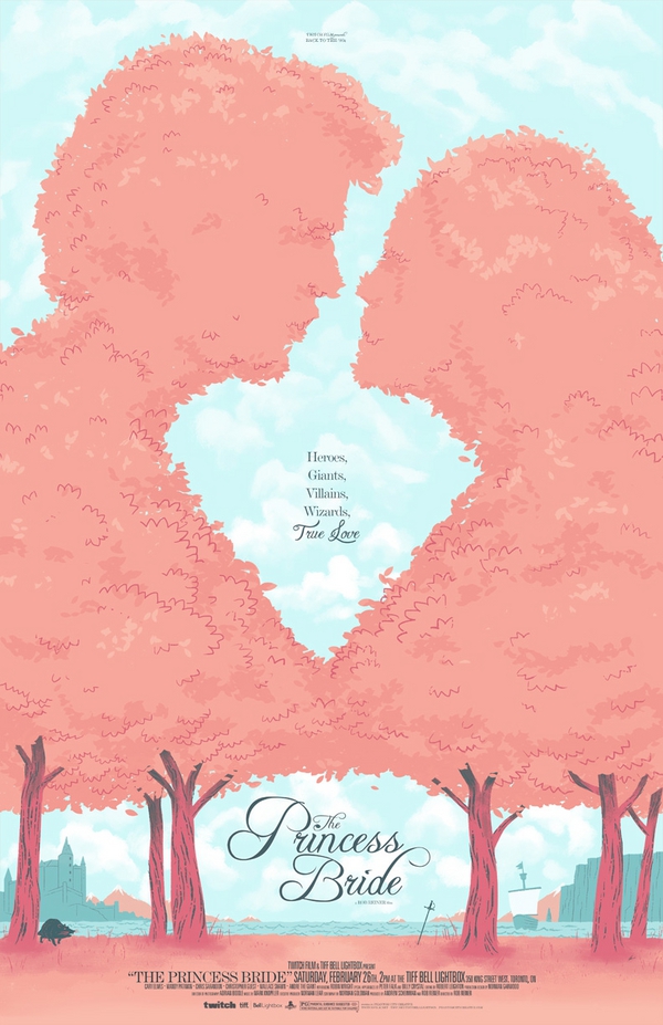 Look what @jericksonartist just cooked up! A new 'Back to the '80s' poster for THE PRINCESS BRIDE. 