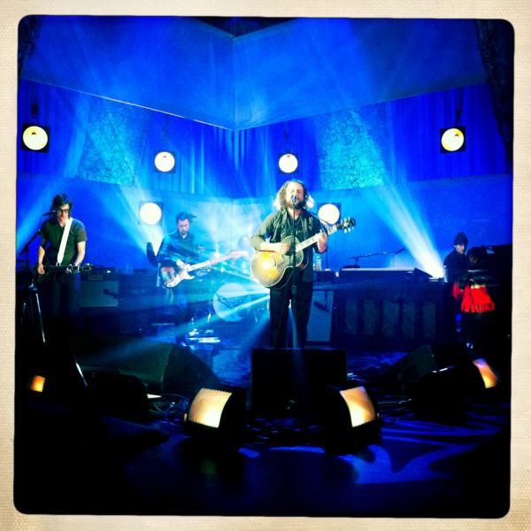 .@mymorningjacket Soundcheck at #storytellers