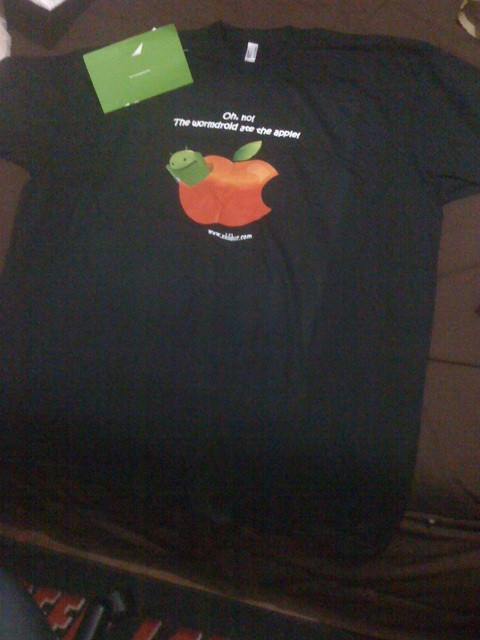 Di ideas a @Xklibur_clab para la frase de esta camiseta, llego hoy y mola mucho, añadire esta participacion a mi curriculum :P